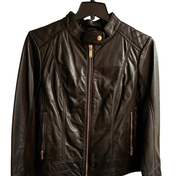 Guess Jackets & Blazers - Guess Black Leather Jacket - Women's Sz 1X - NWOT
